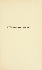 Cover of: Myths of the Modocs