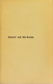 Cover of: The charter and by-laws of the hospital of the corporation of the governor and directors of the hospital for poor French protestants and their descendants residing in Great Britain by Corporation of the Governor and Directors of the Hospital for Poor French Protestants and Their Descendants Residing in Great Britain