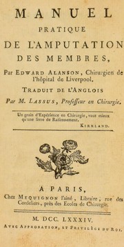 Cover of: Manuel pratique de l'amputation des membres