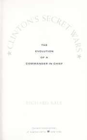 Cover of: Clinton's secret wars : the evolution of a commander in chief