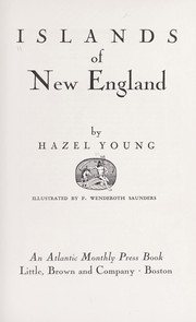 Cover of: Islands of New England;