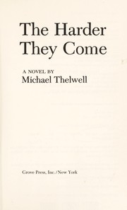 Cover of: The harder they come : a novel by 