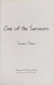 Cover of: One of the survivors