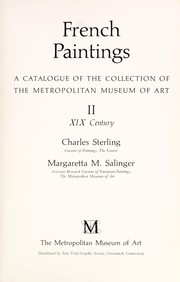 Cover of: A catalogue of ... paintings by Metropolitan Museum of Art (New York, N.Y.)