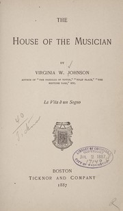 Cover of: The house of the musician