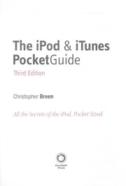 Cover of: The iPod & iTunes pocket guide by Christopher Breen