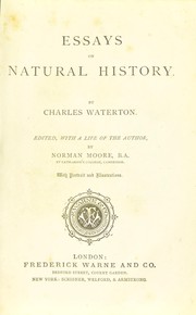 Cover of: Essays on natural history, chiefly ornithology