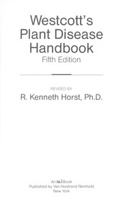 Cover of: Westcott's plant disease handbook. by Cynthia Westcott