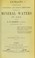 Cover of: Extracts gathered from physiological and clinical observations concerning the mineral waters of Vals (Ard©·che)