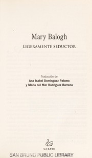 Cover of: Ligeramente seductor by Mary Balogh