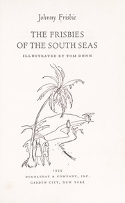 Cover of: The Frisbies of the South Seas by Florence Frisbie