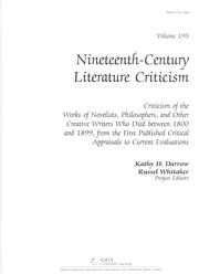 Cover of: Nineteenth Century Literature Criticism | 