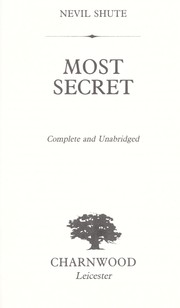 Cover of: Most Secret