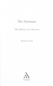 Cover of: The Normans: the history of a dynasty