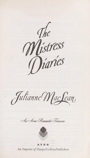 Cover of: The Mistress Diaries