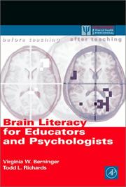 Cover of: Brain Literacy for Educators and Psychologists (Practical Resources for the Mental Health Professional)