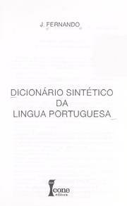 Cover of: Diciona rio sinte tico da li ngua portuguesa