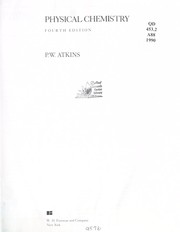 Cover of: Physical chemistry by P. W. Atkins
