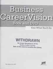 Cover of: Business careervision book and DVD by the editors @ JIST.