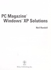 Cover of: PC magazine Windows XP solutions by Neil Randall