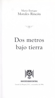 Cover of: Dos metros bajo tierra