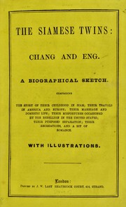 Cover of: The Siamese twins, Chang and Eng by 