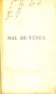 Cover of: Mal de V©♭nus