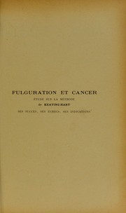 Fulguration et cancer by Paul Drevon