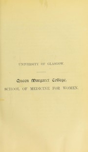 Cover of: Prospectus for session 1898-99