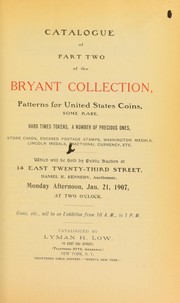 Cover of: Catalogue of part two of the Bryant collection ...