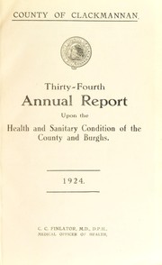 Cover of: [Report 1924]