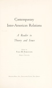 Cover of: Contemporary inter-American relations: a reader in theory and issues.