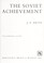 Cover of: The Soviet achievement