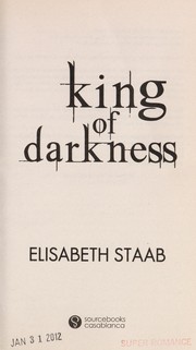 Cover of: King of darkness by Elisabeth Staab