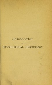 Introduction to physiological psychology by Th Ziehen