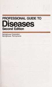 Cover of: Professional guide to diseases.