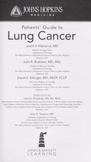 Cover of: Johns Hopkins patients' guide to lung cancer by Justin Klamerus