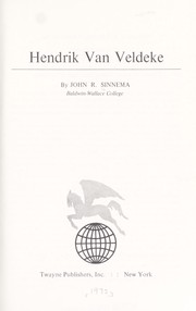 Cover of: Hendrik van Veldeke