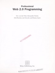 Cover of: Professional Web 2.0 programming