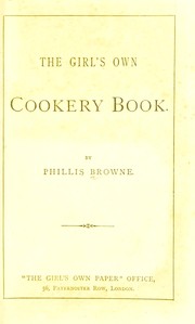 Cover of: The girl's own cookery book