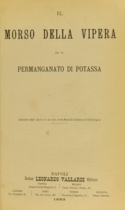 Il morso della vipera ed il permanganato di potassa by Giuseppe Badaloni