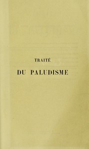 Cover of: Traite du paludisme