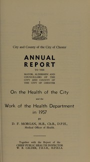 Cover of: [Report 1957]