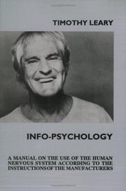 Cover of: Info-Psychology | Timothy Leary