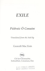 Cover of: Exile | PГЎdraic Г“ Conaire