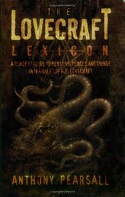 Cover of: The Lovecraft Lexicon by Anthony Brainard Pearsall