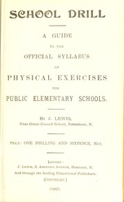 Cover of: School drill | J. Lewis