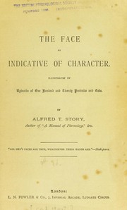 Cover of: The face as indicative of character