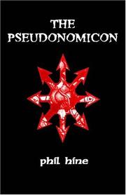 Cover of: The Pseudonomicon