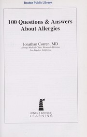 Cover of: 100 questions & answers about allergies
